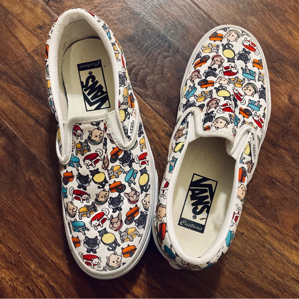 Vans Cats and Dogs Vans - RARE FIND - Picture 2 of 7